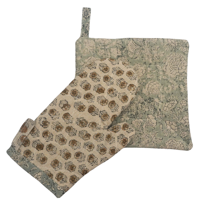 Tomiwa Oven Mitts and Pot Holder Set