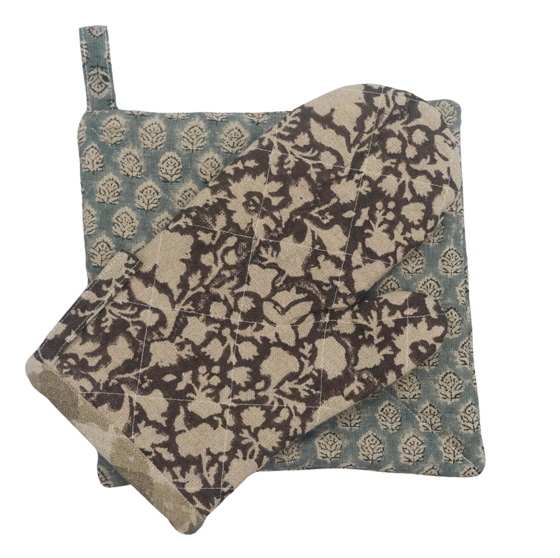 Niniola Oven Mitt and Pot Holder Set